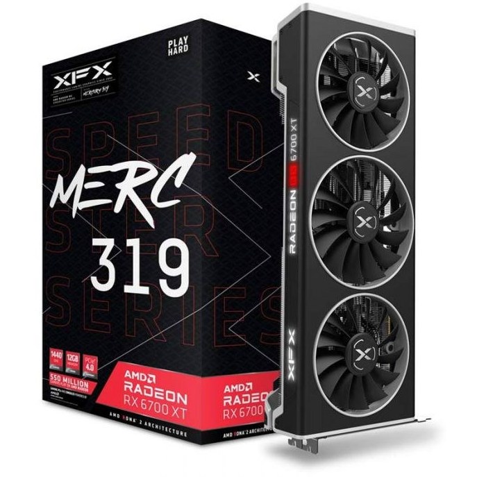 گرافیک استوک ۱۲ گیگ AMD XFX RADEON RX 6700 XT 12GB