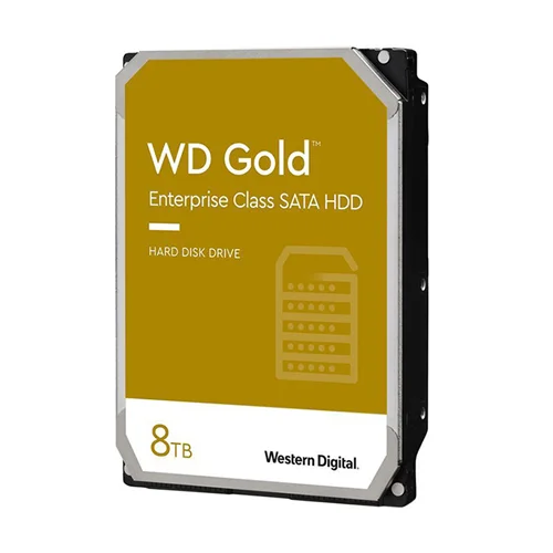 هارد اینترنال وسترن دیجیتال مدل Gold WD8002FRYZ ظرفیت 8 ترابایت