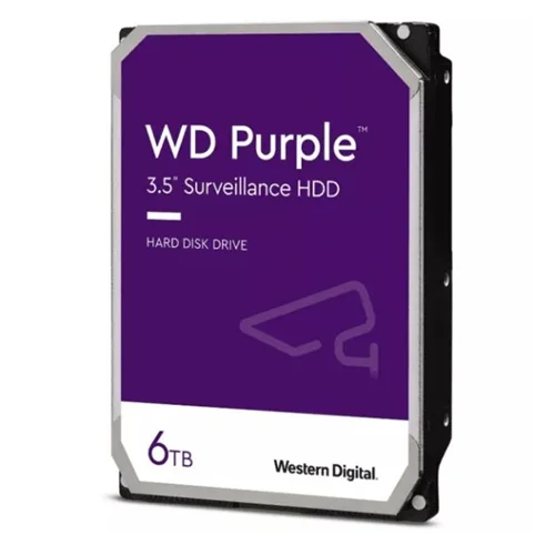 هارد اینترنال وسترن دیجیتال مدل Purple WD62PURX ظرفیت 6 ترابایت